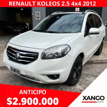 Renault Koleos KOLEOS 2.5 4X4 PRIVILEGE      L/12 usado (2012) color Blanco precio $4.800.000
