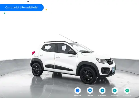 Renault Kwid Outsider usado (2021) color Blanco precio $44.900.000