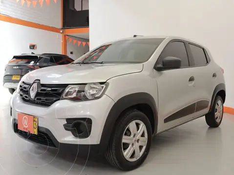 Renault Kwid Life usado (2020) color Gris financiado en cuotas(cuota inicial $1.200.000 cuotas desde $700.000)