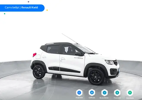 Renault Kwid Outsider usado (2020) color Blanco precio $41.200.000