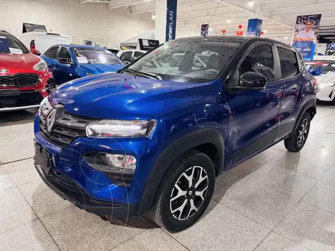Renault Kwid Bitono usado (2025) color Azul financiado en mensualidades(enganche $65,482 mensualidades desde $5,009)