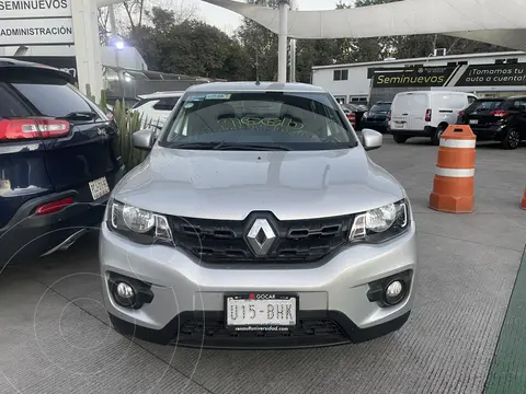 Renault Kwid Iconic usado (2020) color Plata financiado en mensualidades(enganche $34,000 mensualidades desde $4,606)