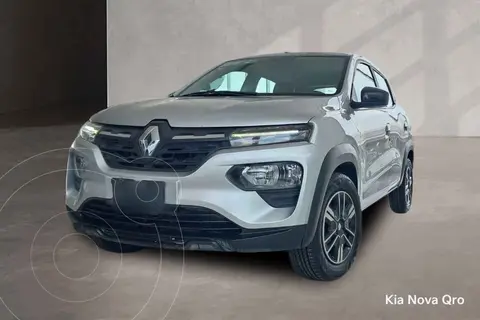 Renault Kwid Iconic usado (2024) color Gris financiado en mensualidades(enganche $54,500 mensualidades desde $4,678)