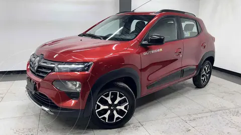 Renault Kwid Outsider usado (2019) color Rojo financiado en mensualidades(enganche $38,500 mensualidades desde $3,798)