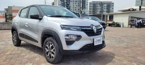 Renault Kwid Bitono usado (2024) color Plateado precio $199,000