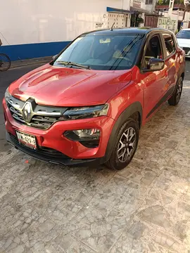 Renault Kwid Bitono usado (2024) color Naranja precio $176,000