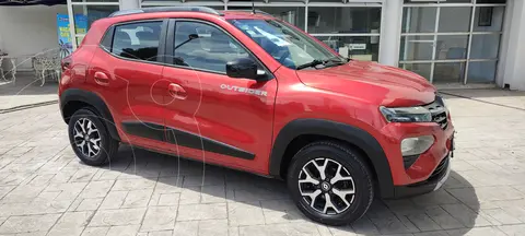 Renault Kwid Outsider usado (2022) color Rojo Fuego financiado en mensualidades(enganche $40,968 mensualidades desde $4,952)