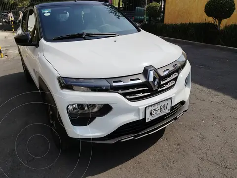 Renault Kwid Bitono usado (2024) color Blanco precio $185,000