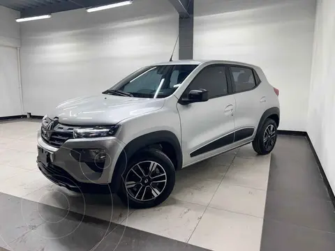 Renault Kwid Iconic usado (2024) color Plata financiado en mensualidades(enganche $48,400 mensualidades desde $4,775)