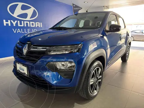 Renault Kwid Iconic usado (2023) color Azul financiado en mensualidades(enganche $55,094 mensualidades desde $4,795)