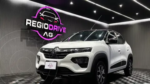 Renault Kwid Bitono usado (2023) color Blanco precio $209,900