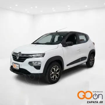 Renault Kwid Bitono usado (2025) color RENBG BLANCO GLACIAR precio $230,000