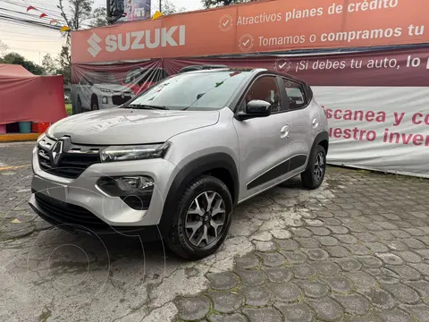 Renault Kwid Bitono usado (2024) color Gris precio $223,000