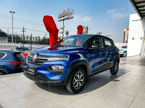 Renault Kwid Bitono usado (2023) color Azul Acero financiado en mensualidades(enganche $52,580 mensualidades desde $5,381)