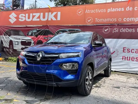Renault Kwid Bitono usado (2024) color Azul precio $223,000