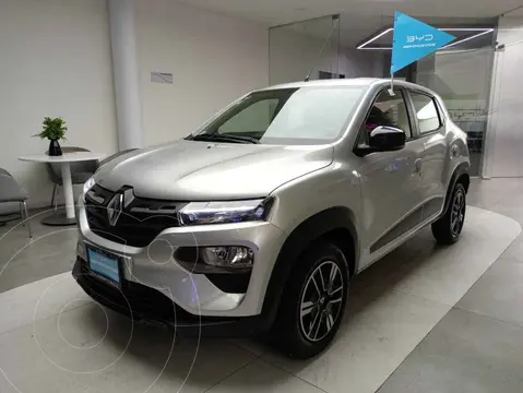 Renault Kwid Iconic usado (2025) color Plata financiado en mensualidades(enganche $50,760 mensualidades desde $5,388)