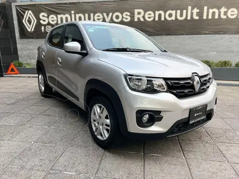 Renault Kwid Iconic usado (2020) color Gris financiado en mensualidades(enganche $50,000 mensualidades desde $3,688)