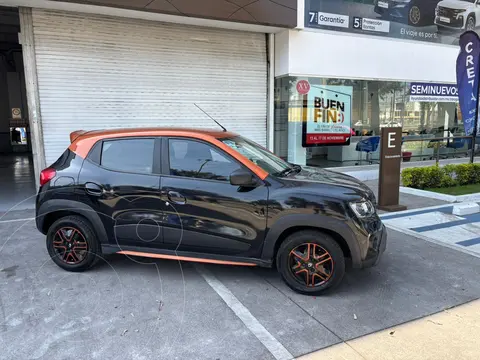 Renault Kwid Iconic usado (2020) color Negro financiado en mensualidades(enganche $62,700 mensualidades desde $2,638)