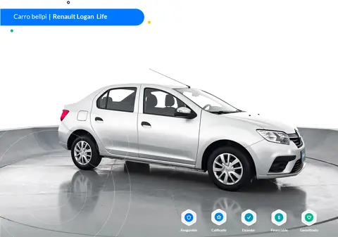 foto Renault Logan Life financiado en cuotas cuota inicial $9.600.000