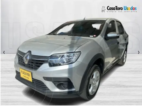 Renault Logan Life usado (2022) color Gris financiado en cuotas(cuota inicial $5.890.000 cuotas desde $1.400.000)