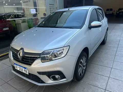 Renault Sandero 1.6 Intens usado (2021) color Gris financiado en cuotas(anticipo $4.000.000 cuotas desde $200.000)