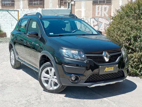 Renault Sandero 1.6 Privilege usado (2016) color Negro financiado en cuotas(anticipo $9.000.000)