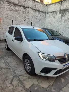 Renault Sandero 1.6 Life usado (2020) color Blanco financiado en cuotas(anticipo $1.500.000 cuotas desde $300.000)