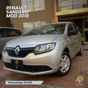 Renault Sandero Authentique usado (2018) color Gris precio $41.500.000