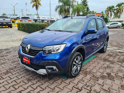 Renault Stepway Intens usado (2020) color Azul financiado en mensualidades(enganche $25,500 mensualidades desde $7,900)
