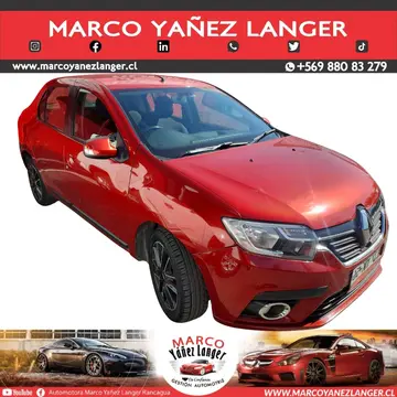 Renault Symbol 1.6 Privilege usado (2018) color Rojo precio $6.890.000