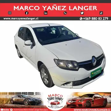 Renault Symbol 1.6 Privilege usado (2016) color Blanco precio $5.790.000