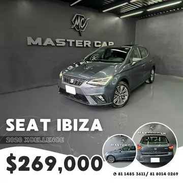 SEAT Ibiza 1.6L Xcellence usado (2020) color Gris precio $269,000