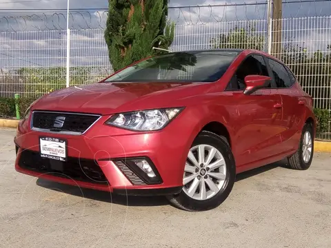 SEAT Ibiza Style 1.6L 5P usado (2018) color Rojo financiado en mensualidades(enganche $28,980)