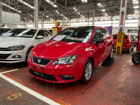 SEAT Ibiza Blitz 1.6L 5P usado (2016) color Rojo Chili financiado en mensualidades(enganche $48,000 mensualidades desde $4,900)