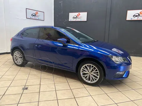 SEAT Leon Style 1.4T 150HP DSG usado (2018) color Azul Mediterraneo financiado en mensualidades(enganche $58,454 mensualidades desde $6,472)