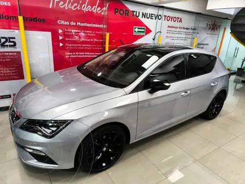 SEAT Leon FR 1.4T 150 HP usado (2018) color Plata financiado en mensualidades(enganche $63,360 mensualidades desde $6,250)