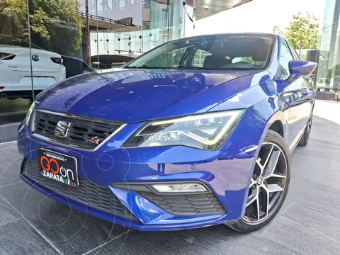 SEAT Leon FR 1.4T 150 HP DSG usado (2019) color Azul financiado en mensualidades(enganche $92,650 mensualidades desde $7,085)