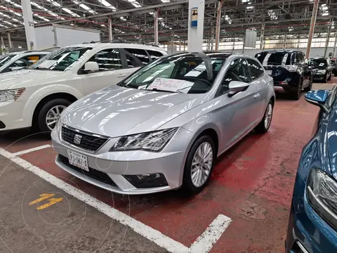 SEAT Leon Style 1.4T 150HP usado (2017) color Plata Estelar financiado en mensualidades(enganche $75,000 mensualidades desde $5,250)
