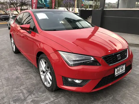 SEAT Leon FR 1.8T usado (2015) color Rojo financiado en mensualidades(enganche $64,686)