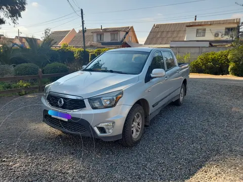 SsangYong Actyon Sports 2.0L 4x2 Full Diesel usado (2017) color Plata precio $8.990.000