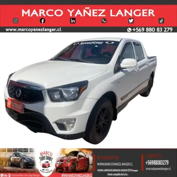 SsangYong Actyon Sports 2.0L 4x2 usado (2018) color Blanco precio $11.790.000