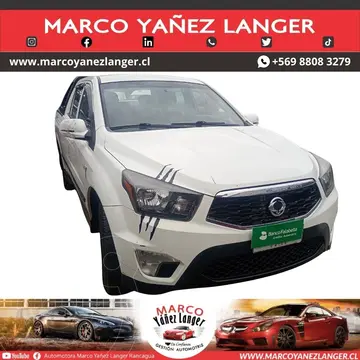 SsangYong Actyon Sports 2.0L 4x2 usado (2018) color Blanco precio $8.990.000