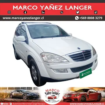 SsangYong Kyron 2.3 4X2 Aut usado (2010) color Blanco precio $5.690.000