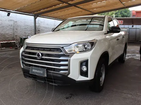 SsangYong Musso Grand 2.2L GLX 4x4 usado (2024) color Blanco precio $18.990.000