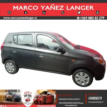 Suzuki Alto 800 0.8L GL usado (2022) color Negro precio $6.490.000