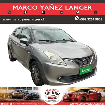 Suzuki Baleno 1.4L GLS usado (2019) color Plata precio $8.990.000