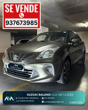 Suzuki Baleno 1.4L GLS usado (2022) color Gris precio $9.980.000
