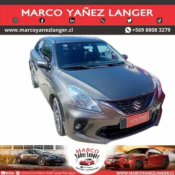 Suzuki Baleno 1.4L GLS usado (2021) color Gris precio $9.690.000