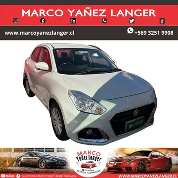 Suzuki Dzire  1.2L GL Sport Aut usado (2022) color Blanco precio $9.890.000