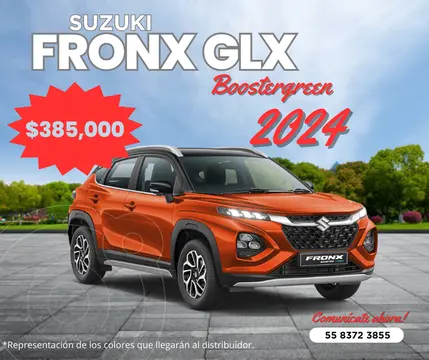 Suzuki Fronx Boostergreen GLX usado (2024) color Naranja financiado en mensualidades(enganche $96,250)